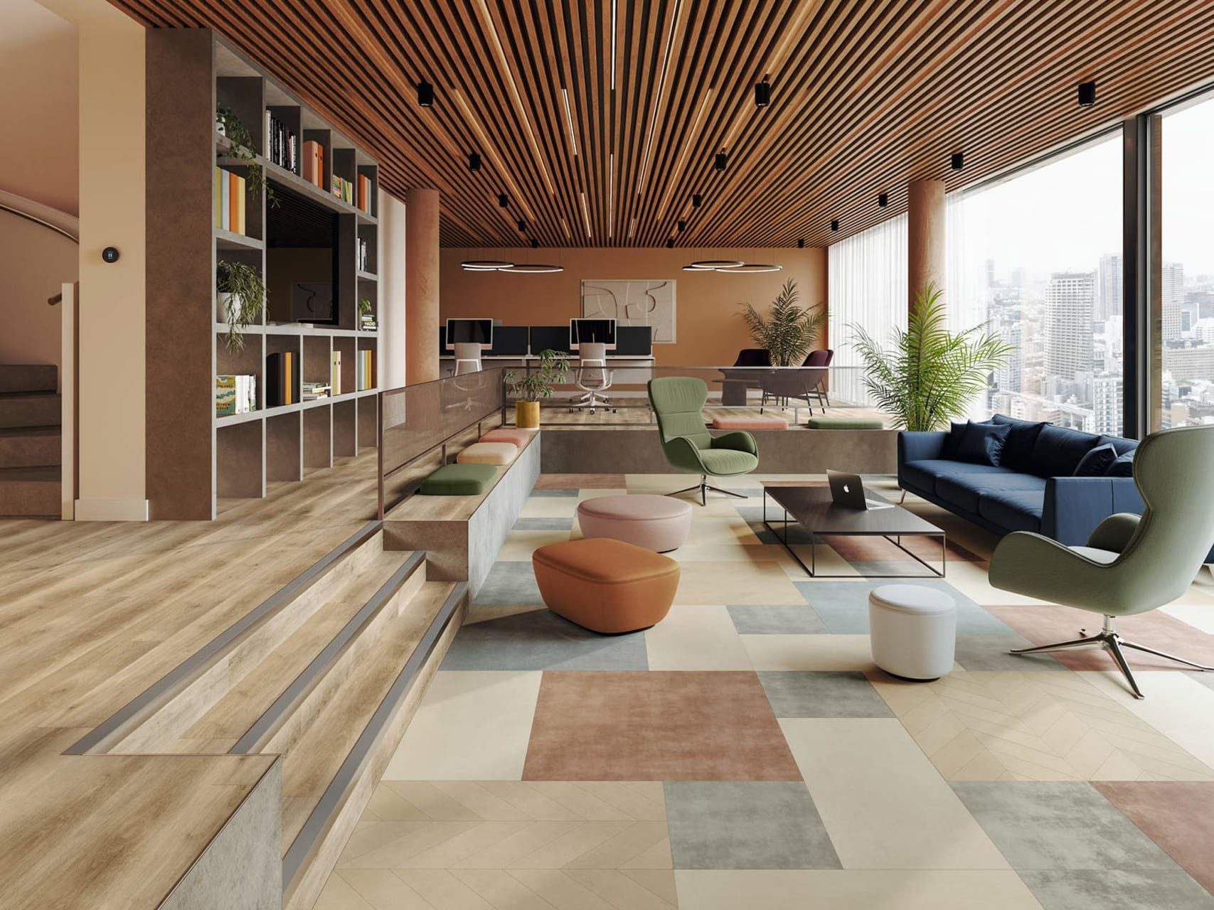 Diffusion Cashew AR0ADF41 | Commercial LVT Flooring from the